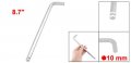 Uxcell Ball End Inner Hexagonal Hex Key Wrench 220mm 10mm Silver Tone