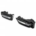 Kuafu Fog Light Fog Bezel Compatible With 2013-2015 Honda Accord 4door W Switch Bumper Driving Lamps Replacement For