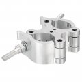 Uxcell Light Truss Clamps Aluminum Alloy Stage Lighting Pipe O Clamp For 1 5-2 05inch Od Tube Max Load 500lb Double Buckle 1pcs