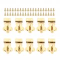 Dophee 10pcs Brass Solid Padlock Hasp Mini Decorative Hasps Buckles With Screws For Wooden Box Jewelry Wine Gift Case Chest 