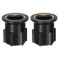 2 Pcs 1 18 Inch Faucet Nut Fixed Base Plastic Fixing Tap Fastener Assembly For Kitchen Black 