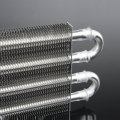 G-plus 4 Row An6 Radiator Remote Aluminum Transmission Racing Oil Cooler Hose Mounting Kit Universal For Cars Trucks Silver