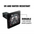 Deceitful Skulls Biker Motorcycle Chopper Tow Trailer Hitch Cover Plug Insert