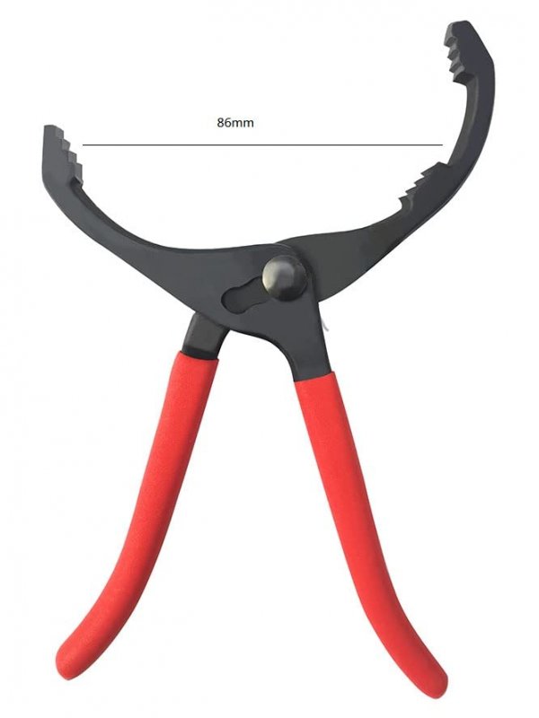 Adjustable Oil Filter Pliers Set 10 In And 12 Multifunction Removal Tool For Filters Conduit Fittings High Carbon Steel Black