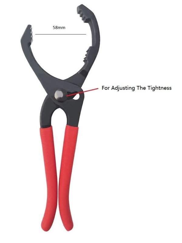 Adjustable Oil Filter Pliers Set 10 In And 12 Multifunction Removal Tool For Filters Conduit Fittings High Carbon Steel Black