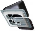 Ventline V2092-503-00 Blue Gray 14 Radius Corner Vent With Pop Up Screen 
