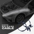 Cadillac Escalade 2002 03 04 05 2006 Hood Release Cable Black Plastic Metal With Handle Replacement For 15142953