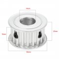 Uxcell Aluminum 20 Teeth 14mm Bore 5mm Pitch Timing Belt Pulley For 15mm