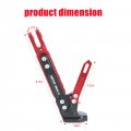 Gxywady Motorcycle Universal Foot Side Bracket Adjustable Support Kickstand Cnc Aluminum Alloy Tripod Holder Parking Crutch Kit