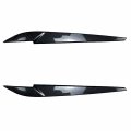 Hdirect 2pcs Auto Headlight Eyebrow Cover Trim Car Decoration Eyelids Compatible With Bmw X5 X6 F15 F16 2014-2018 Carbon Fiber