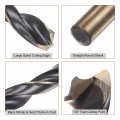 Uxcell 12pcs Jobber Drill Bits 6 5mm 0 256 Black Nitride Gold Titanium Coated M2 High Speed Steel Hss Twist For Stainless