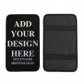 Qyezwvo Custom Armrest Cover For Car Personalized Add Your Image Text Name Logo Neoprene Pad Waterproof Non Slip Seat Box Most