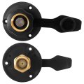 Rv Fresh Water Inlet Flange Black 1 2 Npt Brass Valve For Camper 3 And 5 8 In Depth Replacement Trailer Marine City 