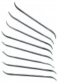 Toolusa Artesia Tool 8 Piece Black Riffler Files  20 3 Cm Length Each Double-ended Providing 16 Various Tips Steel Construction 