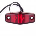Ocpty 4 Red Amber Marker Trailer 2 Diode Universal Surface Mount Side Led Light