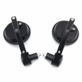 Httmt Mt431- Motorcycle Black Adjustable Heavy Duty Round Street Bike Bar End Mirrors 7 8 Compatible With Bimmer Suzuk Yamah