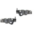 Front Bumper Cover Support Pair For Hyundai Santa Fe 2013 2019 Driver And Passenger Side Pp Plastic Replacement Hy1042122 