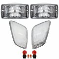 Bumper Signal Fender Side Marker Lights For Jeep Wrangler Tj 1997-2006 New Clear 
