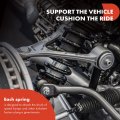 A-premium 2pcs Rear Suspension Coil Spring Set Compatible With Subaru Impreza 2012 2013 2014 2 0l Driver And Passenger Side