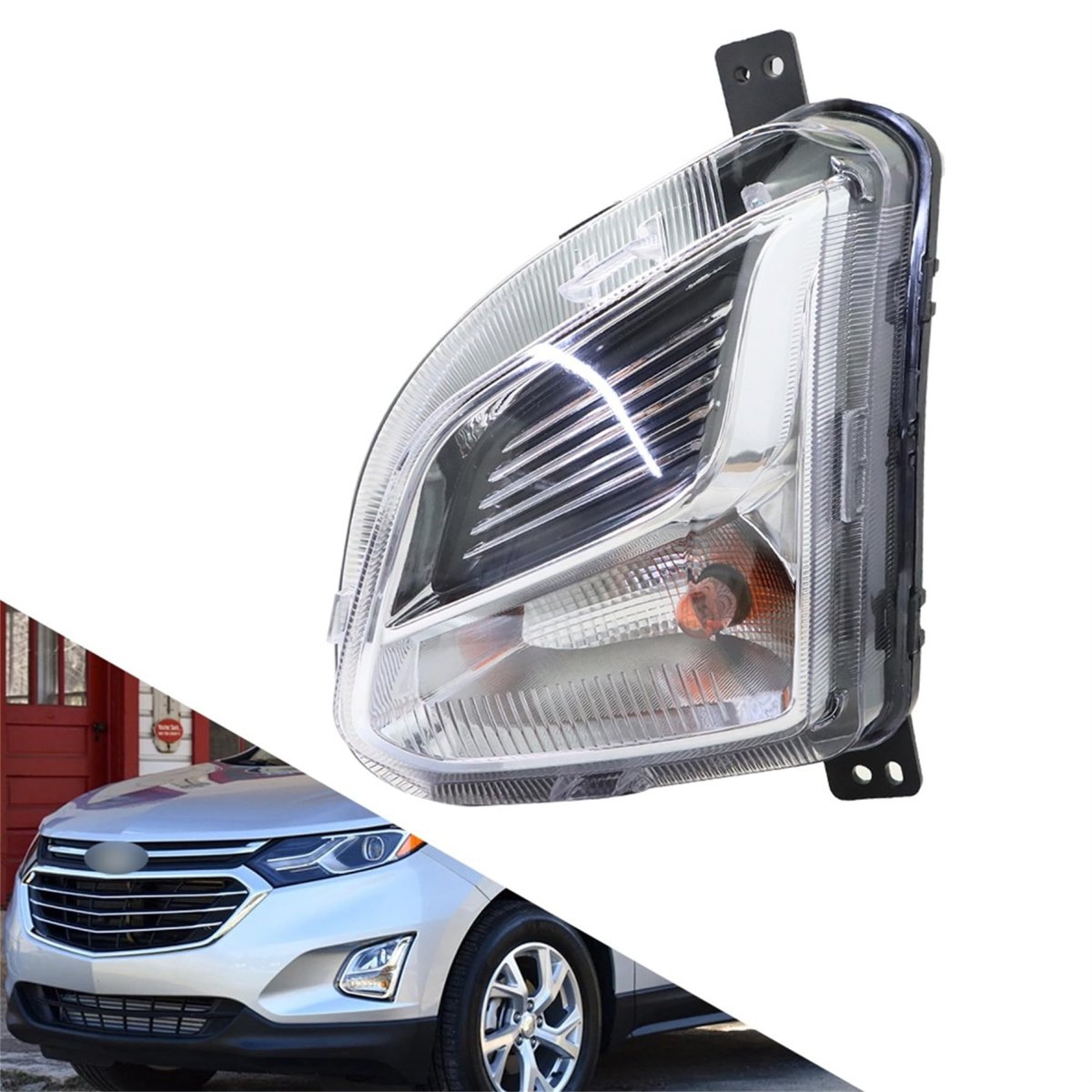 1pc Replacement For 2018 Equinox Passenger Right Side Front Bumper Fog Lights Gm2592323 84226245 Halogen Driving Lamps Assembly