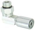 Eaton Weatherhead Coll-o-crimp 08u-r70 90 Degree Male Swivel Elbow Fitting Straight Thread O-ring Low Carbon Steel 1 2 Hose Id 