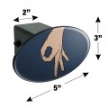 The Circle Game Oval Tow Trailer Hitch Cover Plug Insert