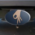 The Circle Game Oval Tow Trailer Hitch Cover Plug Insert