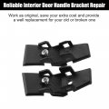 X Autohaux 4 Pcs Car Door Pull Strap End Cap Repair Kit For Lincoln Town 6l V8 2003-2008 4w1z-5422666-aaa Inner Handle Interior
