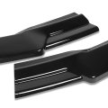 Auto Dynasty 3pcs Mp-style Car Front Bumper Lip Spoiler Wing Body Kit Compatible With Toyota Sienna 11-15 Gloss Black