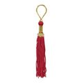Tasseled Red Key Chain Party Accessory 