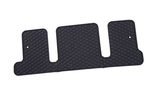 Gm Accessories 22890525 Third Row 1-piece All-weather Floor Mat In Ebony With Deep Rib