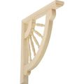 Ekena Millwork Bkt012crch Crendon Wagon Wheel Wood Brackets 1 1 2 W X 12 D 12 H Cherry 