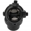 Ocpty Black Universal Steering U-joint Shaft 3 4-36 Spline X 1 Dd