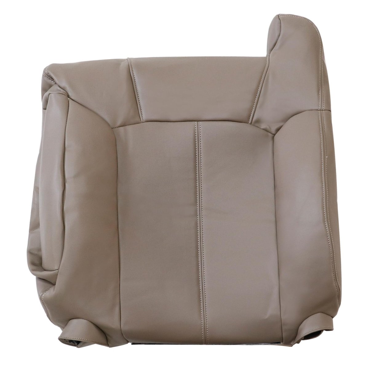 Driver Side Bottom And Top Lean Back Replacement Leather Seat Covers Foam Cushion Med Tan For Chevy Silverado 1500 2500 1999
