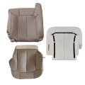 Driver Side Bottom And Top Lean Back Replacement Leather Seat Covers Foam Cushion Med Tan For Chevy Silverado 1500 2500 1999 