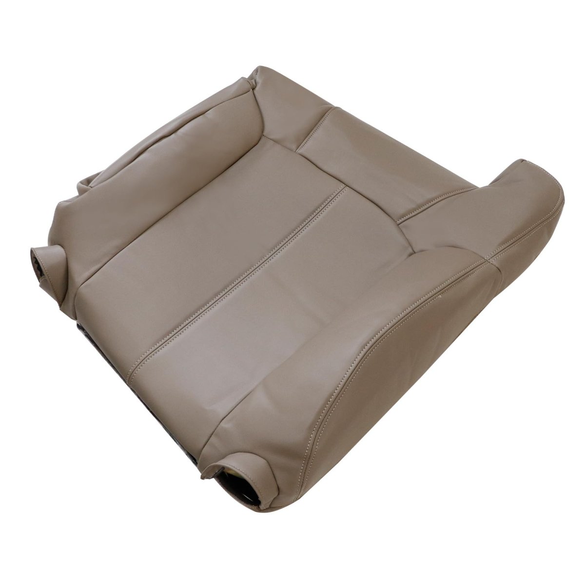 Driver Side Bottom And Top Lean Back Replacement Leather Seat Covers Foam Cushion Med Tan For Chevy Silverado 1500 2500 1999