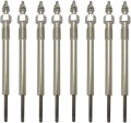 8pcs Glow Plug Repl 97364968 97326305 97226202 For Chevy G Mc 6 6l Duramax Lb7 Early Build Lly B-o S H 0250202134 