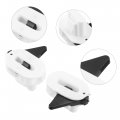Acropix Rear Seat Cushion Pad Clips Set Fit For Land Rover Range Pack Of 2 Black White