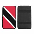 Seaeagle Flag Of Trinidad And Tobago Car Handrail Box Cushion Vehicle Center Console Armrest Cover Pad Soft Comfort Universal