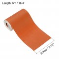Uxcell Waterproof Peel And Stick Decorative Tape Self Adhesive 3 15 W X 16 4 L Pvc Removable For Wall Edge Matte Orange
