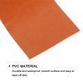 Uxcell Waterproof Peel And Stick Decorative Tape Self Adhesive 3 15 W X 16 4 L Pvc Removable For Wall Edge Matte Orange