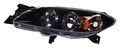 Left Headlight Assembly For 2004 2009 Mazda Mazda3 20-6662-01 Waterproof Led Clear Lens Black Painted Finish 
