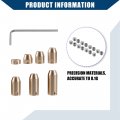 Hihaha Rear Brass Wheel Spoke Balance Weights Refill With Wrench Durable Metal 14pcs Set Gold Tone For Motorcycle
