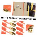 Doitool Bundler Ratchet Tie Down Strap Cargo Fixing Lashings Ratcheting Strap For Cam Lock Buckle Rope Tensioner Lace Up