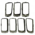 Kyyet Black Grille Inserts Clip-on Grill Cover Trim Ring Kit Compatible With 2011-2016 Jeep Compass Replace 68109865aa