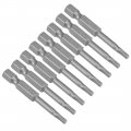 Uxcell 8 Pcs H3 Magnetic Hex Head Screwdriver Bits 1 4 Inch Shank 2-inch Length S2 Power Tools