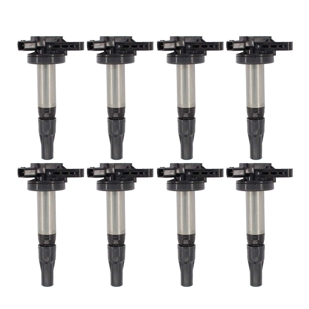 8pcs Ignition Coil Uf-519 For Jaguar S-type Xf Xj8 Xjr Xk Xk8 Land Rover Lr3 Range Sport V8 2003-2009 Uf519 6r83-12a366-aa