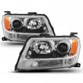 Black Housing Oe-style Headlight Headlamp Assembly For 2006-2013 Suzuki Grand Vitara Driver Passenger Side 