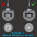 Flashlight Kit For Maglite 3 D Cell Flashlights St3d016 S3d015 St3d036 S3d096 Tempered Glass 52x2 Mm Lens And 3w 300lm Led Bulb