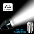 Flashlight Kit For Maglite 3 D Cell Flashlights St3d016 S3d015 St3d036 S3d096 Tempered Glass 52x2 Mm Lens And 3w 300lm Led Bulb